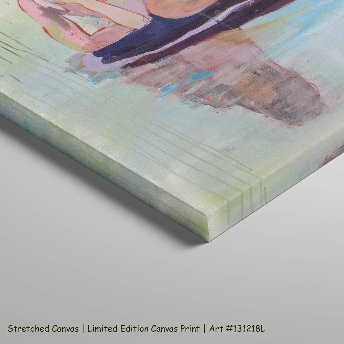 Summer Jiang — Soundless Large Abstract art on stretched canvas