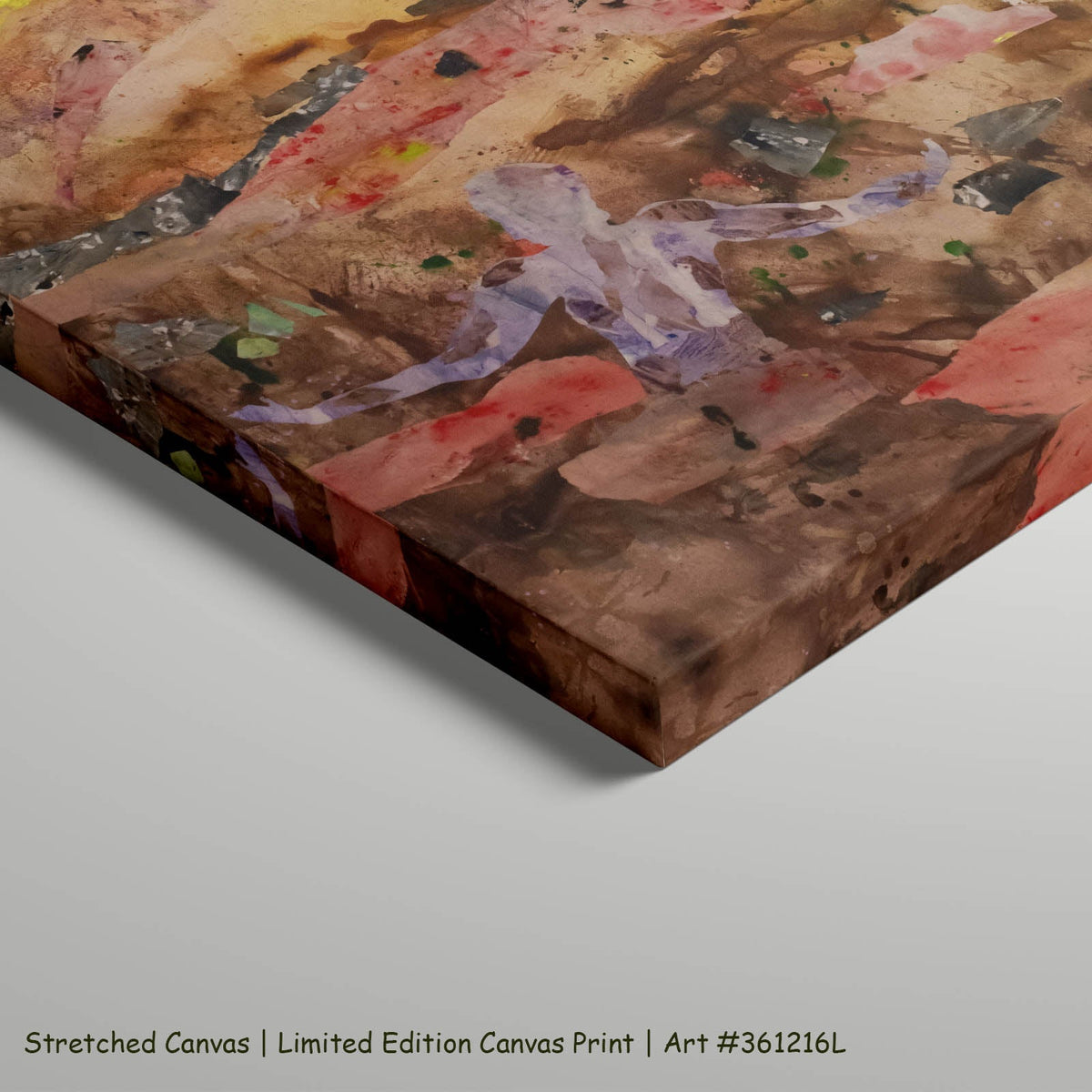 Summer Jiang — Walk Through Dawn Oversized Modern art on stretched canvas