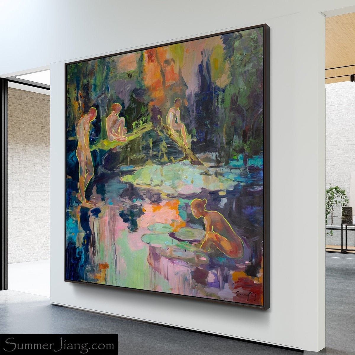Summer Jiang — We Exist Modern canvas wall art (view 5)