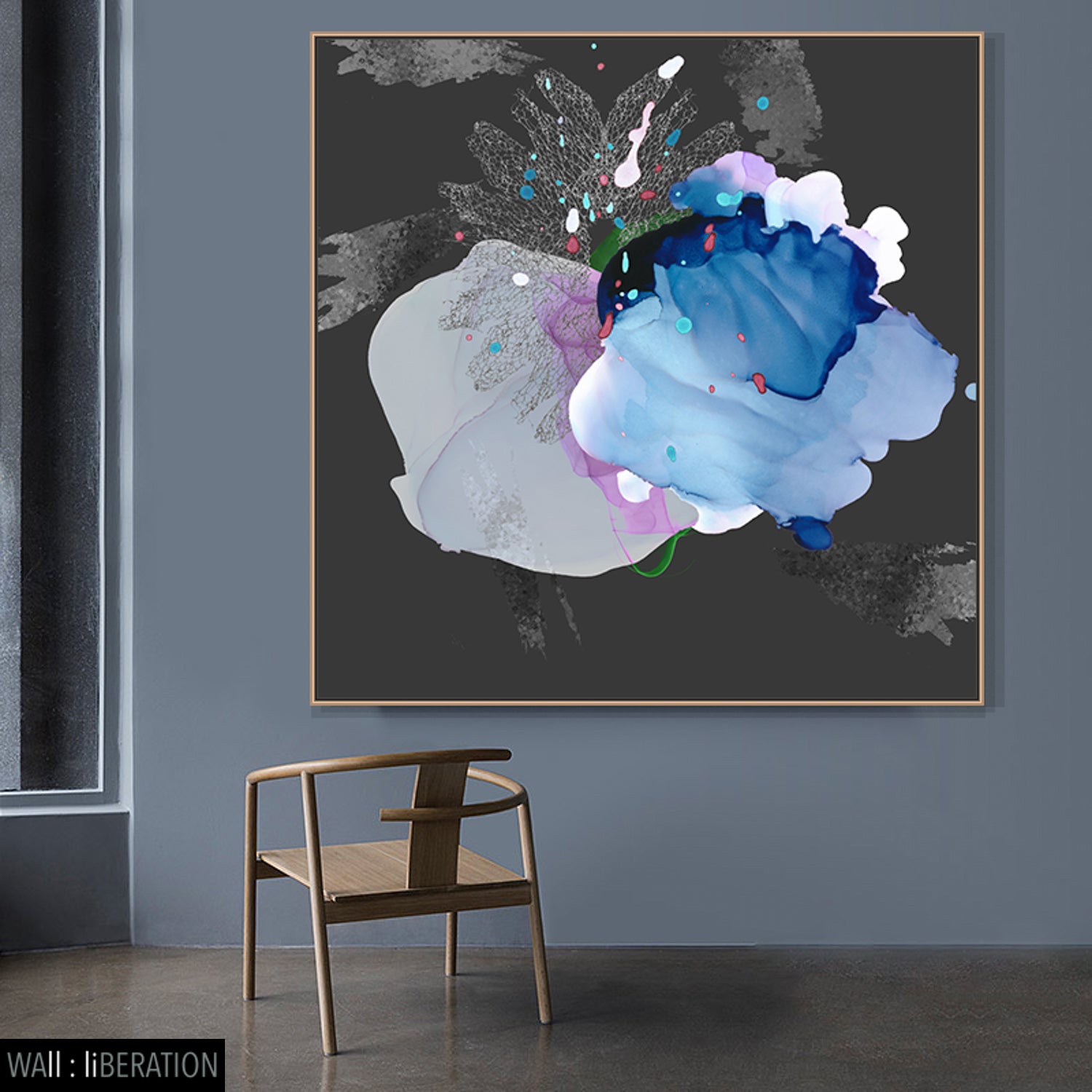 The Beginning canvas — close-up of brushwork texture and surface