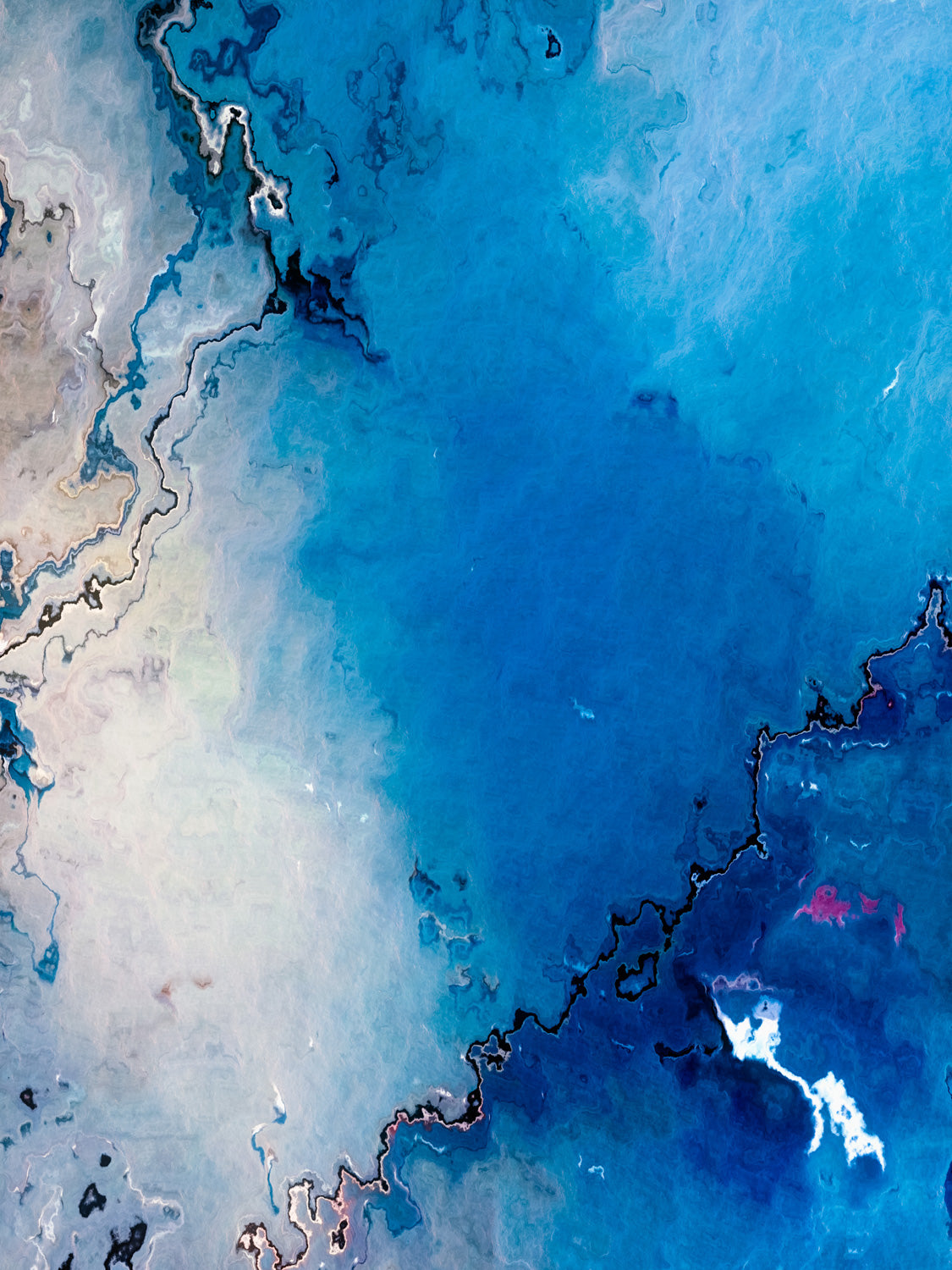 Boundlessness III — Large Scale Modern Seascape canvas wall art