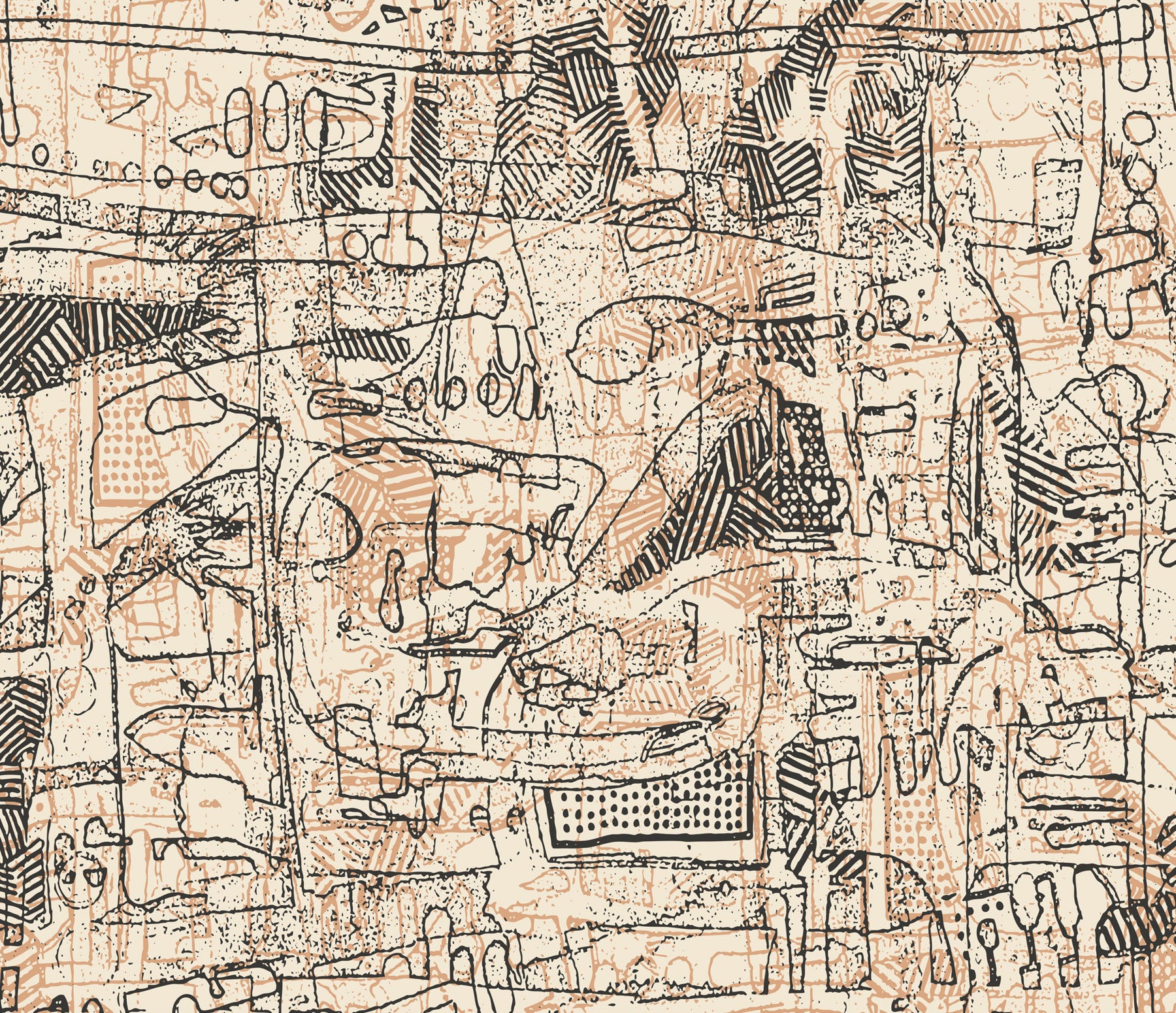 Cartography (Set of Two) Contemporary canvas wall art (view 3)