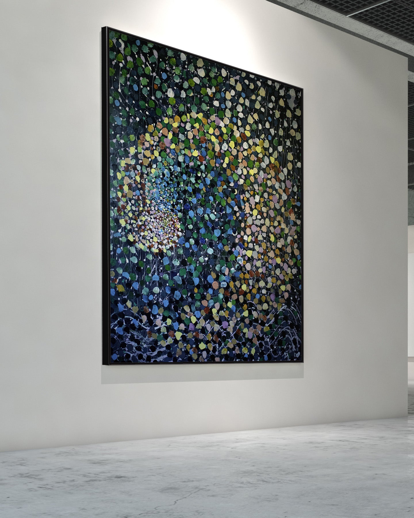 The Source Abstract canvas wall art (view 3)