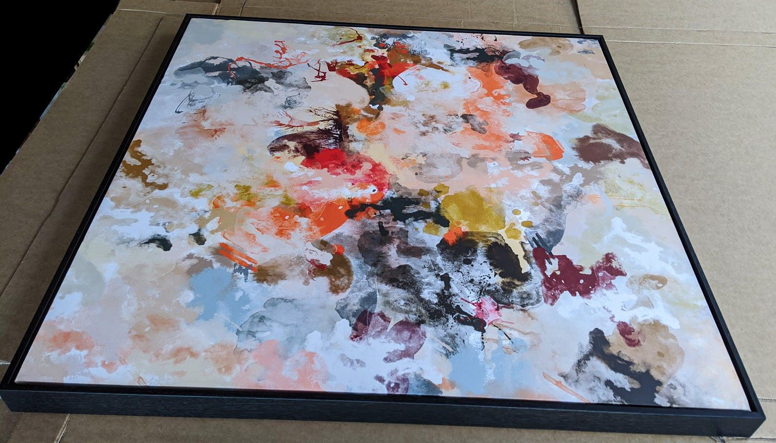 Cherry Lake Modern Landscape canvas wall art (view 5)