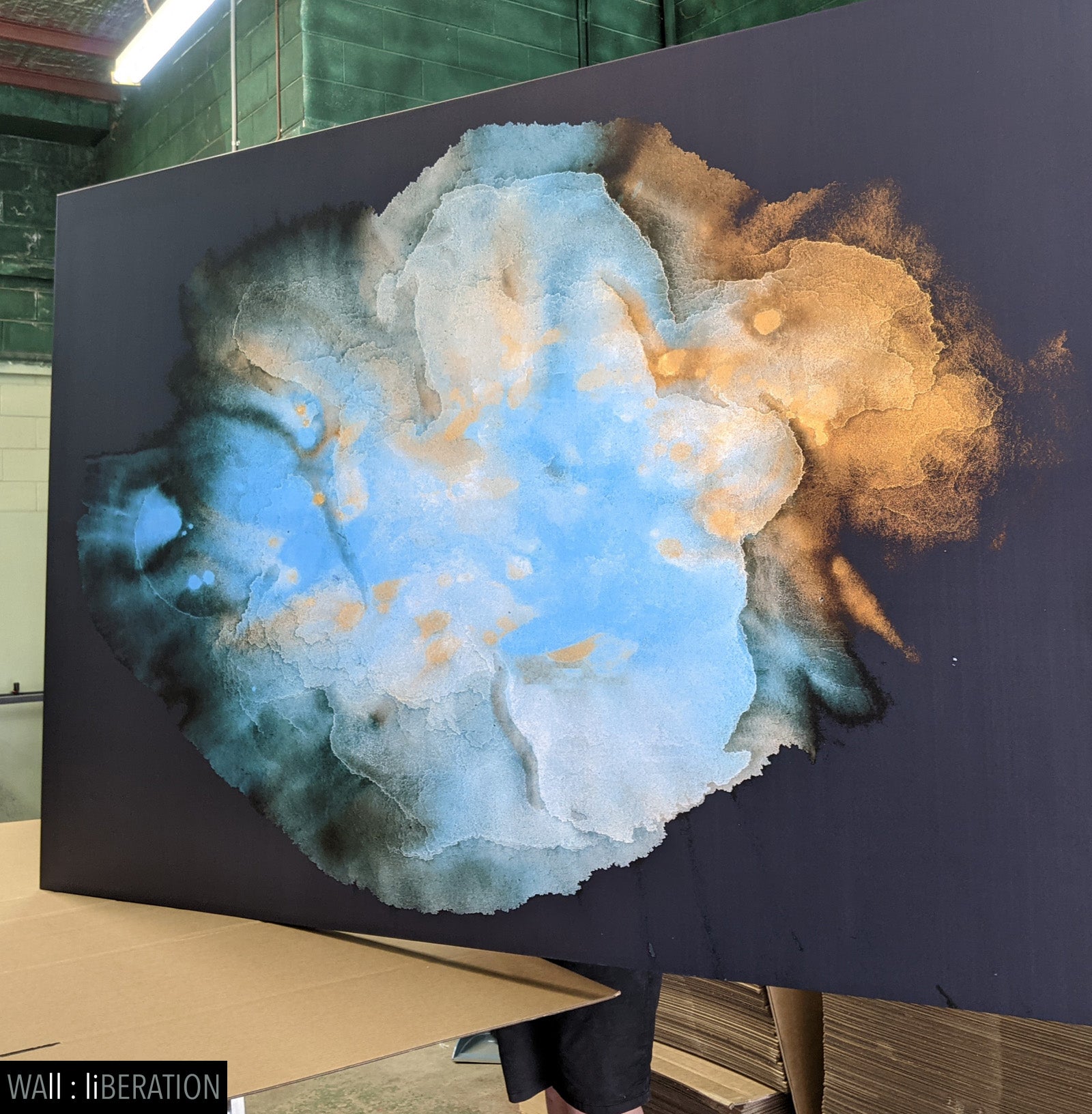 A Drop of Life Abstract canvas wall art (view 3)