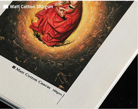 Multi-panel canvas split for oversize wall art over 200 × 300 cm