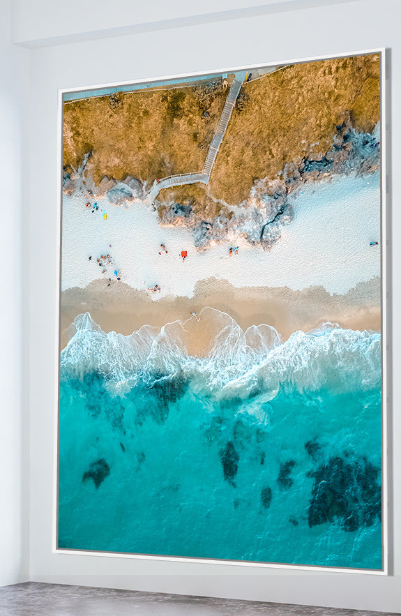 Blue Summer — Large Scale Photography canvas wall art