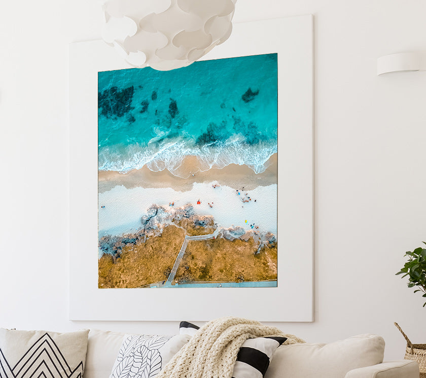 Blue Summer Photography canvas wall art (view 4)